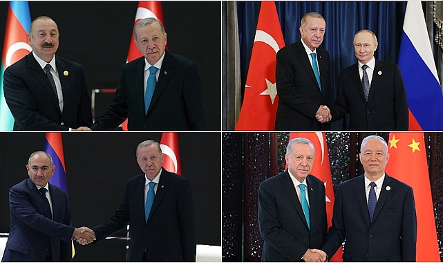Cumhurbaşkanı Erdoğan, Çin'de ikili görüşmelerini sürdürdü