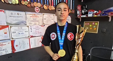 Yozgat'ta köyde yaşayan genç sporcu Avrupa Şampiyonu oldu