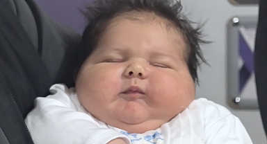 6 kilo 150 gram bebek dünyaya geldi