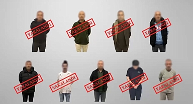 Kırmızı bültenle ve ulusal seviyede aranan 9 suçlu Türkiye'ye getirildi