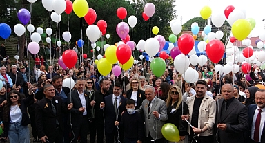 Ordu'da balonlar Mirza için uçuruldu
