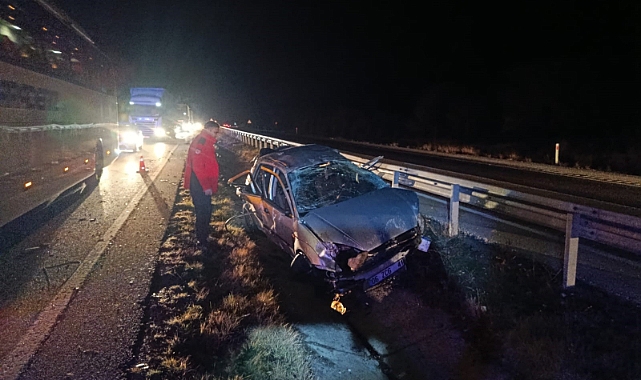 Otostopla bindiği araç mezarı oldu: 1 ölü, 2 yaralı