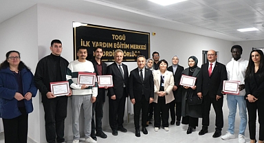 TOGÜ'de ilk yardım eğitim merkezi hizmete açıldı