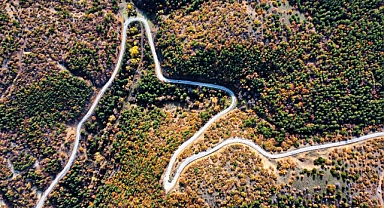 Yeşilyurt'ta ormanlarda sonbahar renkleri hakim oldu
