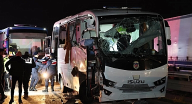 Amasya’da zincirleme kaza: 23 yaralı