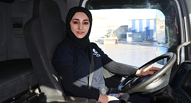 ‘Kadınsın yapamazsın' dediler, şimdi tır şoförlüğü yapıyor