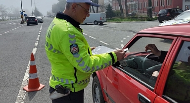 Ordu'da bir haftada 16 binden fazla araç ve sürücüsü denetledi