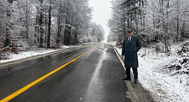 Ordu'nun yüksek kesimleri beyaza büründü