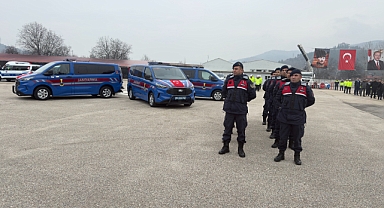 Tokat'ta emniyet ve jandarmaya 79 yeni hizmet aracı