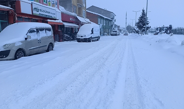 Tokat'ın ilçelerinde kar yağışı etkili oluyor