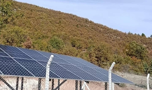 Niksar'da İçme Suyu Terfi Tesisi Güneş Enerjisi Sistemi kuruldu