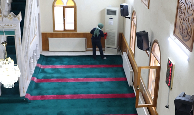 Tokat'ta ibadethaneler Ramazan'a hazırlandı