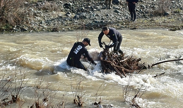 Tokat’ta kaybolan kadın dere yatağında ölü bulundu