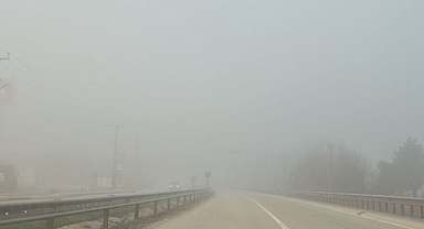 Tokat'ta sis etkili oldu