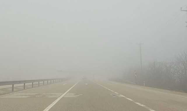 Tokat'ta sis etkili oldu