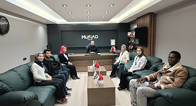 Yeşilay Tokat Şube Başkanı Ateş'ten MÜSİAD'a ziyaret