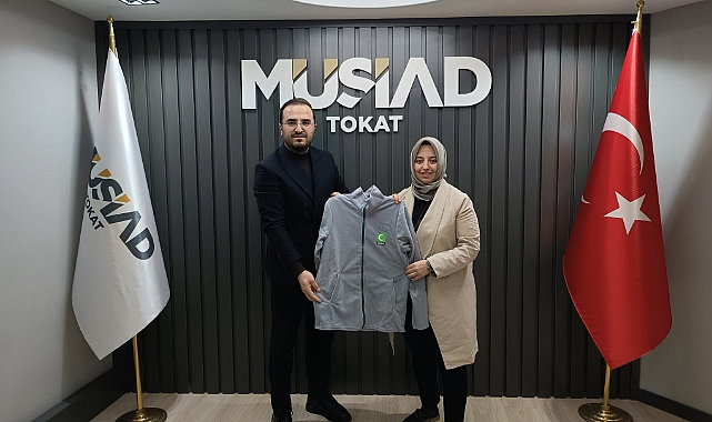 Yeşilay Tokat Şube Başkanı Ateş'ten MÜSİAD'a ziyaret