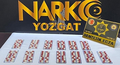 Yozgat’ta 182 adet uyuşturucu hap ele geçirildi