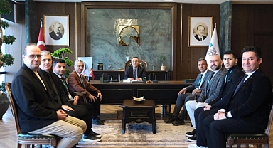 EPDAD heyetinden TOGÜ Rektörü Yılmaz'a ziyaret