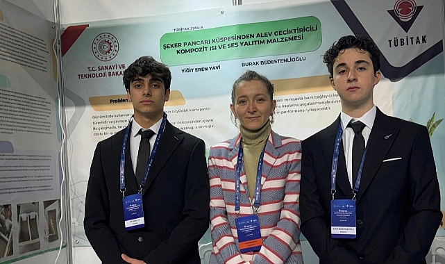 Turhal Cumhuriyet Anadolu Lisesi öğrencilerinin projesi 
