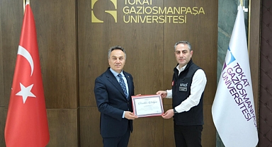 AFAD heyetinden TOGÜ Rektörü Yılmaz'a ziyaret