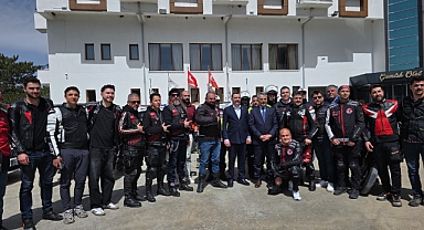 Motosiklet tutkunları Çamlık Milli Parkı'nda buluştu