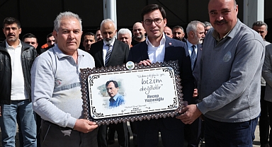 Tokat Belediye Başkanı Yazıcıoğlu, belediye personeli ile bir araya geldi