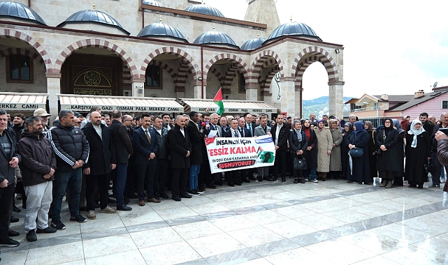 Tokat'ta İsrail'in Filistinli esirleri hedef alan 