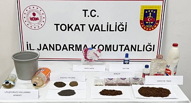 Tokat'ta uyuşturucu operasyonunda 8 zanlı yakalandı