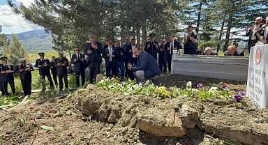 61 yıllık mezar taşı, şehidiyle birlikte Tokat’a geldi