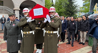 Kıbrıs gazisi son yolculuğuna uğurlandı