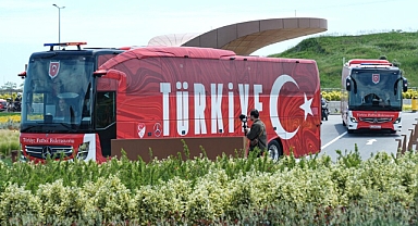 Dünya Kupası'nda mücadele edecek A Milli Futbol Takımı için uğurlama töreni yapıldı