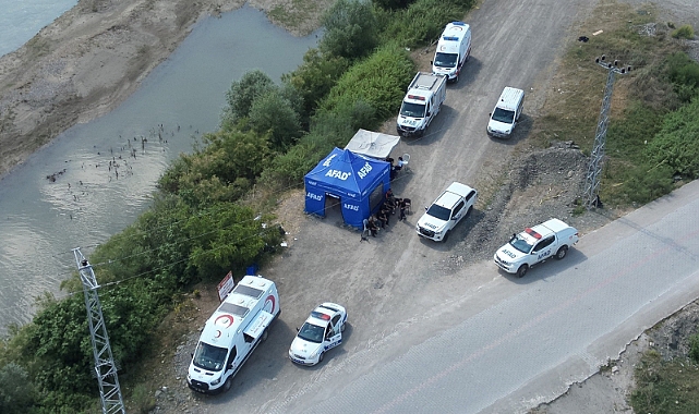 Kelkit Çayı'na düşen genci arama çalışmaları 26'ncı gününde devam ediyor