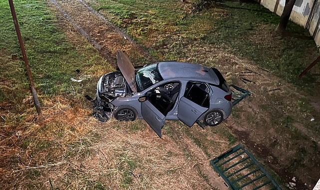 Navigasyon yanlış yolu gösterdi, dereye uçtu: 1 yaralı