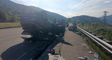 Reşadiye'de takla atan otomobildeki 1 kişi öldü, 5 kişi yaralandı