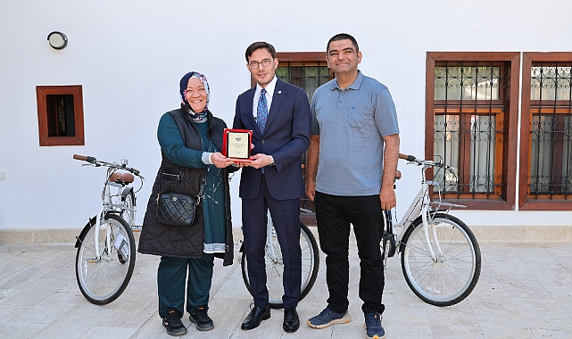 Tokat Belediyesinden çevreye duyarlı vatandaşlara bisiklet ö