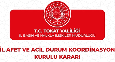 Tokat’ta taşkın riskine karşı tahliye tedbirleri güncellendi
