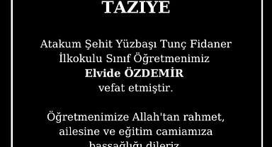 Tokatlı sınıf öğretmeni kansere yenik düştü