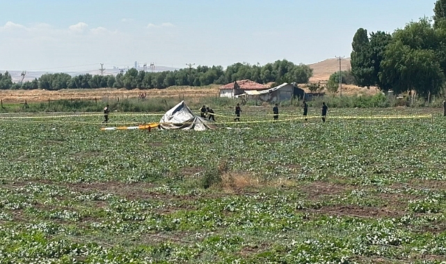 Başkentte eğitim helikopteri düştü: