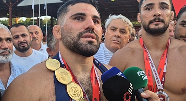 Kırkpınar'ın yeni başpehlivanı Erkan Taş: 
