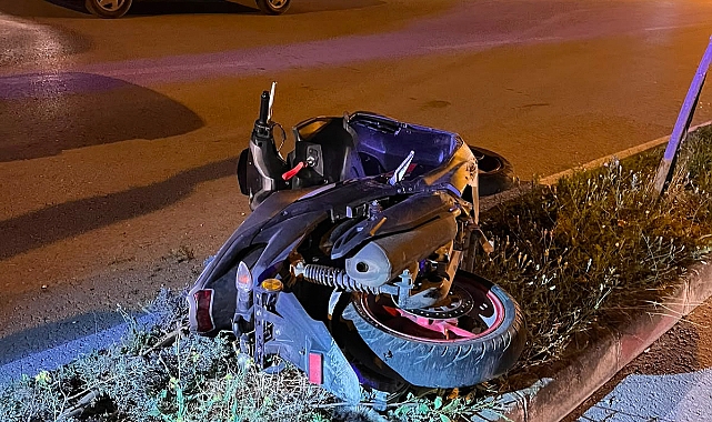 Niksar'da kaldırıma çarpan motosikletin sürücüsü hayatını kaybetti