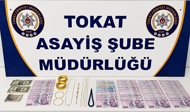 Tokat'ta sahte altın operasyonunda 3 zanlı yakalandı
