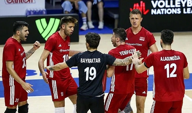 Türkiye, FIVB Erkekler Milletler Ligi'nde Ukrayna'yı mağlup etti